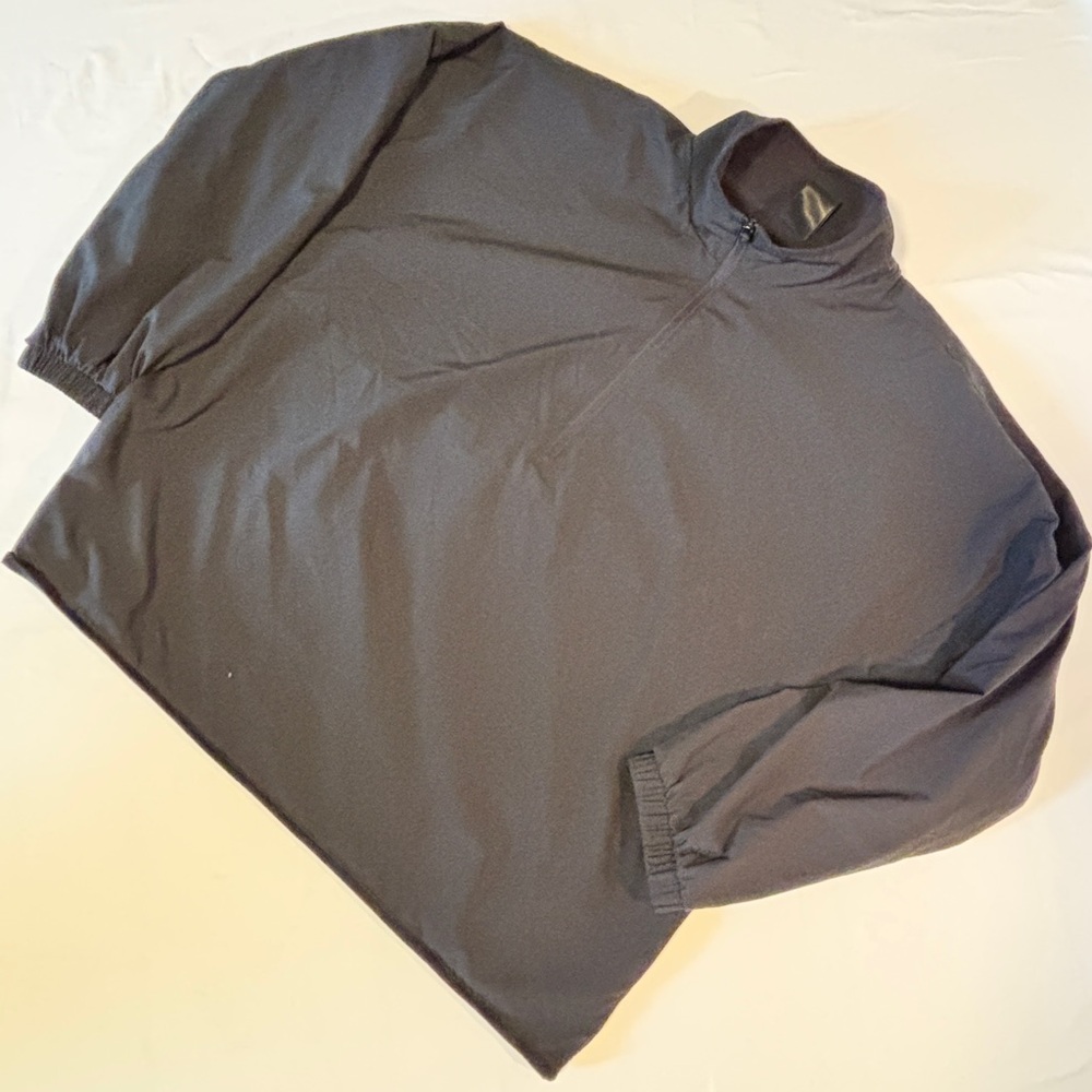 GAP women’s black warm-up half-zip pullover top